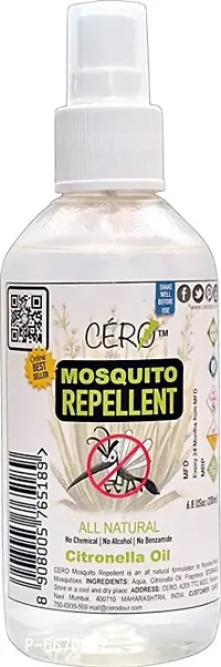 CERO Herbal 100% Natural Mosquito Repellent Room Spray (200ml)