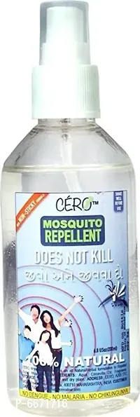CERO Herbal Mosquito Repellent DOES NOT KILL the Mosquitoes (200ml)-thumb0