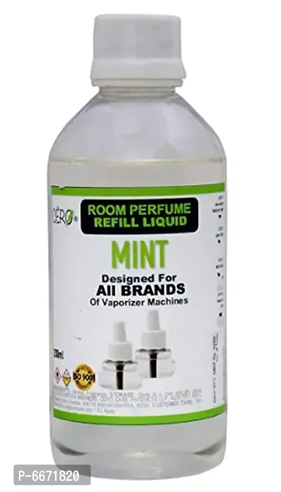 CERO Room Perfume MINT for All Brands of Vaporizer/Diffuser Machines Cartridge Bottle (200ml)-thumb0