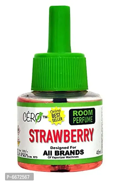CERO Room Perfume STRAWBERRY for All Brands of Vaporizer/Diffuser Machines Cartridge Bottle (45ml)