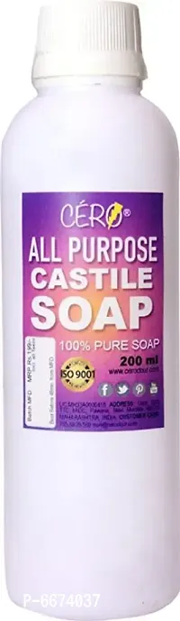 CERO UNSCENTED All Purpose Pure Castile SOAP (200ml)-thumb0