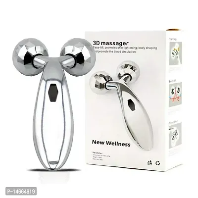 KENTELLY 3D Manual Roller Massager 360 Rotate Roller Face Body Massager