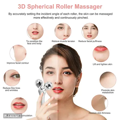 Esyexpress Online Silver 3d Roller Face Massager-thumb3