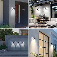 Solar Light with 100 LED Motion Sensor Light 4 Side Bright Light with Dim Mode - Security Lamp for Home , Outdoors Pathways | Bright Solar Wireless Security Motion Sensor Light 100 Led-thumb2