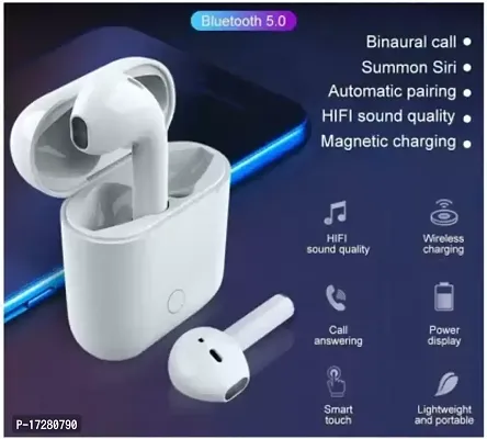 I12 Bluetooth Ear Buds Bluetooth Headset In Ear Earbuds With Mic Touch Sensor With And High Bass Level-thumb2