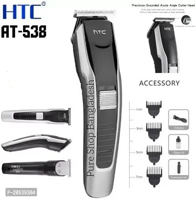 HTC AT-538 Rechargeable Hair and Beard Trimmer for Men-thumb0