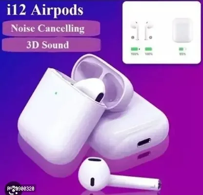 i12 Earpods Bluetooth Wireless Earbuds Bluetooth Headset-thumb0