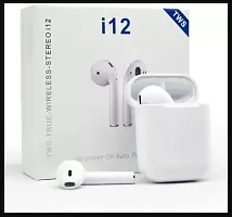 i12 Earpods Bluetooth Wireless Earbuds Bluetooth Headset-thumb1