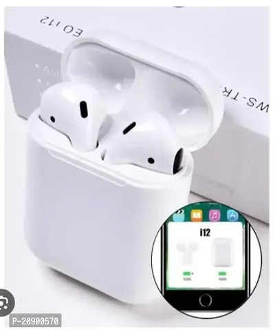 I12 TWS True Wireless Stereo 5.0 Bluetooth Earbuds (White)