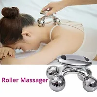 4D Roller Massager, Body Massage, Face Massage Massager  (Silver)-thumb3