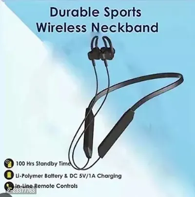 Bt Max Premium Bluetooth Neckband Wireless headphone and Earphone Headset B12 Bluetooth Headset-thumb0