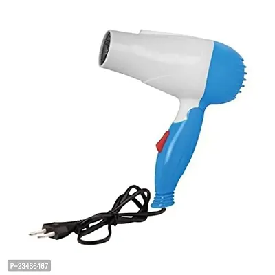 DRYER FOLDABLE NV-1290, HAIR DRYER FOR WOMEN, HAIR DRYER 1000 W,HAIR DRYER 2 SPEED FOR GIRLS, HOT  COLD AIR HAIR TOOLS (MULTICOLORED)-thumb0