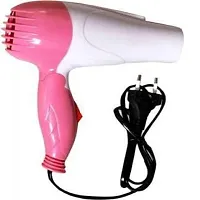 HAIR DRYER FOR WOMEN, FOLDABLE 1000 W PROFESSIONAL HAIR DRYER FOR MEN, 2 SPEED CONTROL NV-1290 (MULTI COLOR)-thumb1