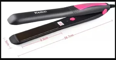 Women's Hair Straightener Kemei KM 328 Ceramic Professional Electric Hair Straightener Hair Straightener For Girls Pressing Machine-thumb3