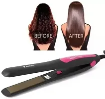Kemei Km-328 Professional Hair Styling Iron Hair Straightener with 4 Temperature Control Mode Hair Care Tool-thumb2