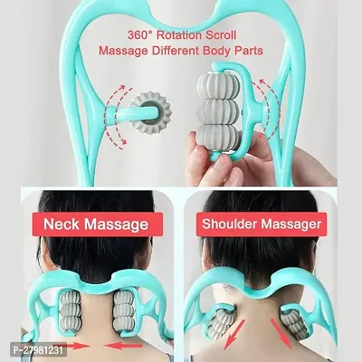 Manual Neck Massager 6-ball Pressing Neck Shoulder Muscle,-thumb4