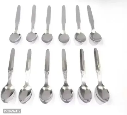 Stainless Steel Spoons Set of 12, Dinner Spoon-thumb0