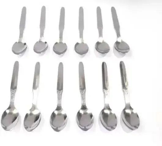 Stainless Steel Spoons Set of 12, Dinner Spoon