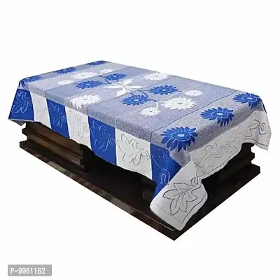 Cotton 5 Seater Sofa Cover with Center Table Cover BLUE Colour - Set of 11-thumb3