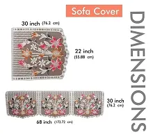 STANDRAD SOFA COVER SET OF 16 PCS ND CENTRAL TABLE COVERFlower Design Cott-thumb3