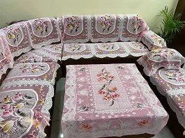 STANDARD SOFA COVER 20PCS+CTC/PINK/TULIP COVER AND WITH CENTRAL TABLE COVER-thumb2