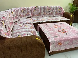 STANDARD SOFA COVER 20PCS+CTC/PINK/TULIP COVER AND WITH CENTRAL TABLE COVER-thumb3