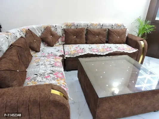 STANDARD SOFA COVER 14PCS JHARI SOFA-thumb3