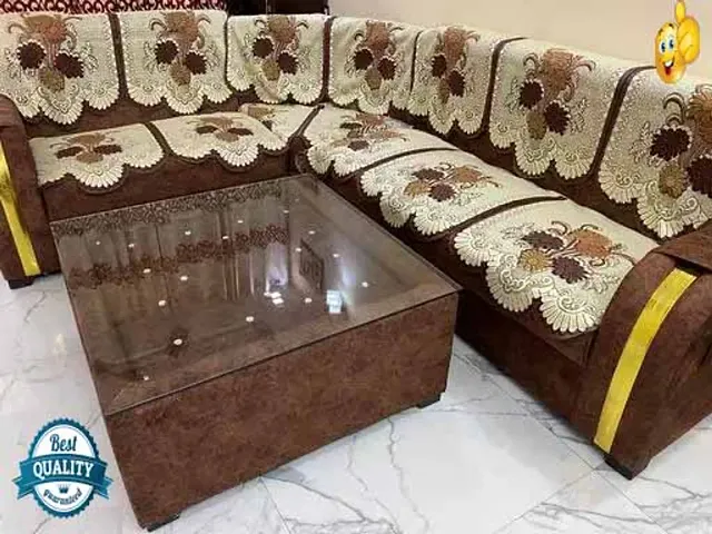Combo of Sofa Cover and Table Cover