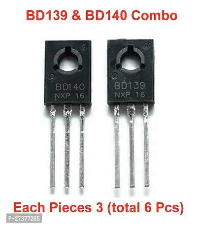BD139 and BD140 Transistor NPN Transistor Each Piece 3 (Total Number of Transistors 6)