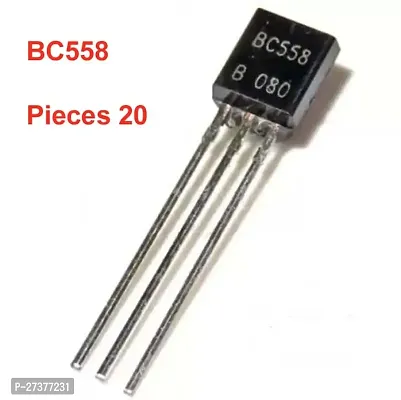 BC558, PNP-Bipolar (BJT) General Purpose Transistors - Pieces 100 PNP Transistornbsp;nbsp;(Number of Transistors 20)