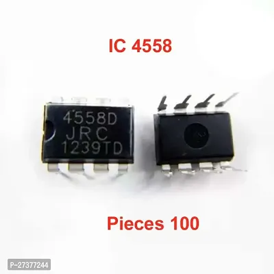 IC 4558 Dual High Gain Operation Amplifier OPAMP IC Automotive Pieces 100