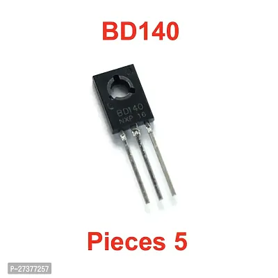 BD140 NPN Bipolar Medium Power Transistor 80V 1.5A TO-126_Pack of 5 NPN Transistor