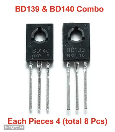 BD139 and BD140 Transistor NPN Transistor Each Piece 4 (Total Number of Transistors 8)