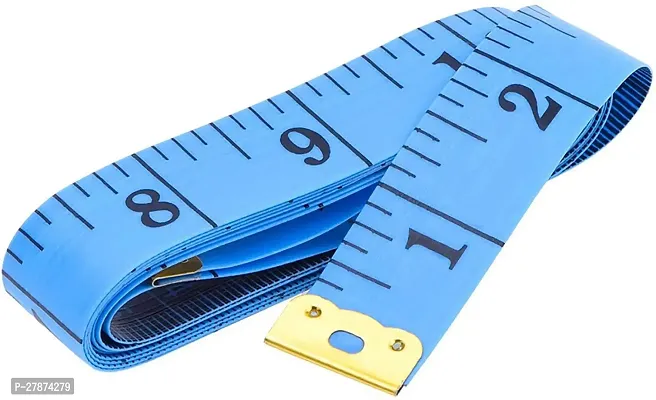 1 Piece Blue Colored Heavy Duty Inch Tape | Inchi Tape | Tailor Tape | Measuring Tape-thumb0