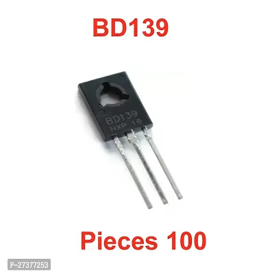 BD139 NPN Bipolar Medium Power Transistor 80V 1.5A TO-126_Pack of 100