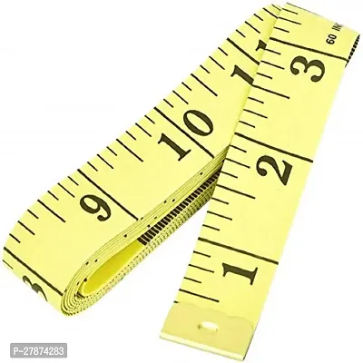 1 Piece Yellow Colored Heavy Duty Inch Tape | Inchi Tape | Tailor Tape | Measuring Tape