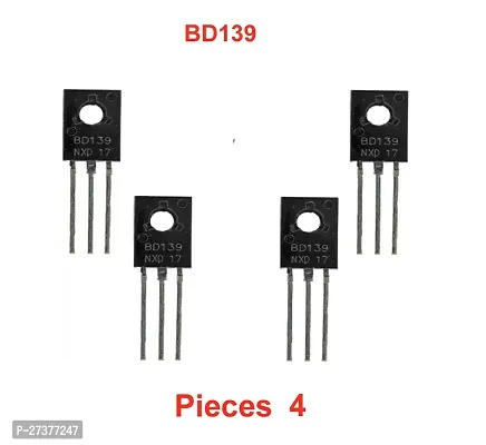 BD139 NPN Bipolar Medium Power Transistor 80V 1.5A TO-126_Pack of 4-thumb0
