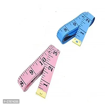 2 Pieces (Blue and Pink) Colored Heavy Duty Inch Tape | Inchi Tape | Tailor Tape | Measuring Tape