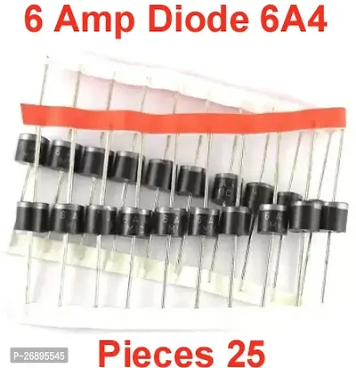 ELPH 6A4 6 Ampere 1000 Volts Rectifier Diode pieces 25 Electronic Components Electronic Hobby Kit ()