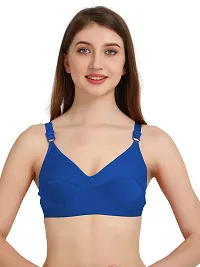 Qutenza Women's Solid Poly Nylon Net Full Coverage Lightweight and Comfortable Bra (R-2020)-thumb1