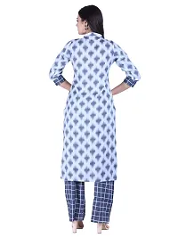 HRIDAY FASHION Women's Rayon Straight Casual/Ethnic Wear Kurta with Plazzo | Salwar Suit Set (2017)-thumb4