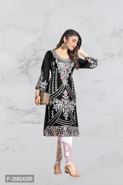 Trendy Embroidered Kurta Set-thumb0