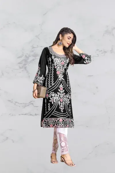 Trendy Embroidered Kurta Set