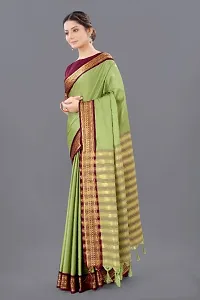 Classic Cotton Saree with Blouse piece-thumb2