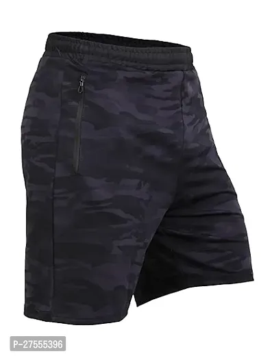 Stylish Multicoloured Nylon Printed Regular Shorts For Men