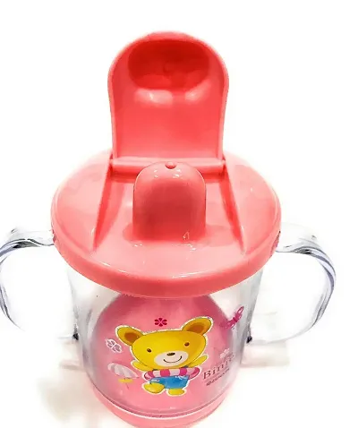 Useful Baby Nipple Sippy Cup-Sipper Mugs Water Bottle With Handles 240Ml - MultiPack