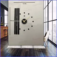 BLACK COLOURED   WALL CLOCK-thumb1