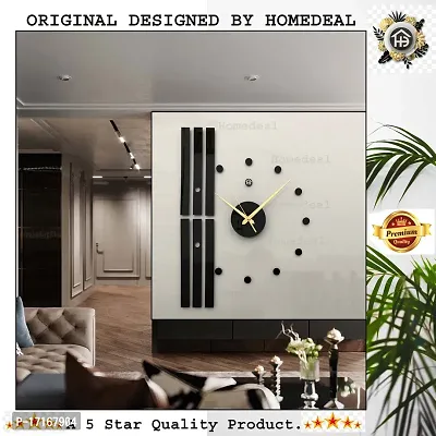 BLACK COLOURED   WALL CLOCK-thumb3