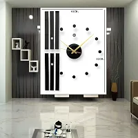 BLACK  COLOURED WALL CLOCK-thumb3