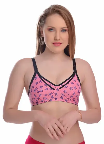 Buy Needytime Poly Cotton Padded Bra (Skin, 36) Online In India At